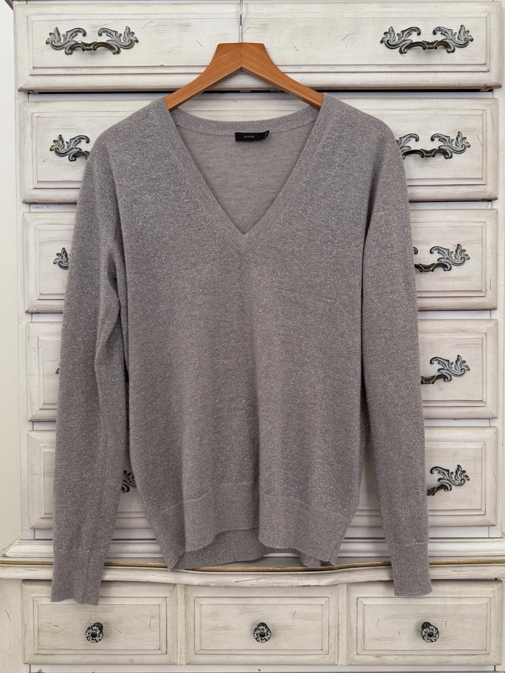 Joseph Cashair Lurex Cashmere Sweater